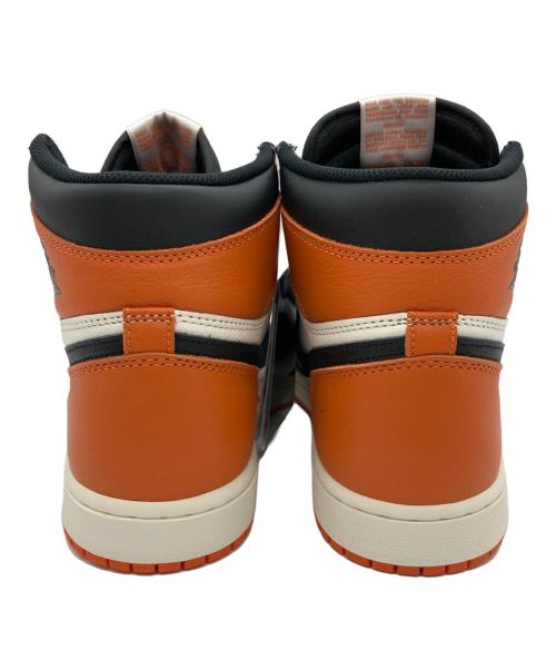 NIKE（ナイキ）NIKE (ナイキ) Nike Air Jordan 1 OG Shattered Backboard ブラック×オレンジ サイズ:27.5 未使用品の古着・服飾アイテム