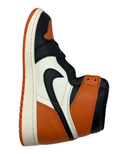 NIKE（ナイキ）NIKE (ナイキ) Nike Air Jordan 1 OG Shattered Backboard ブラック×オレンジ サイズ:27.5 未使用品の古着・服飾アイテム