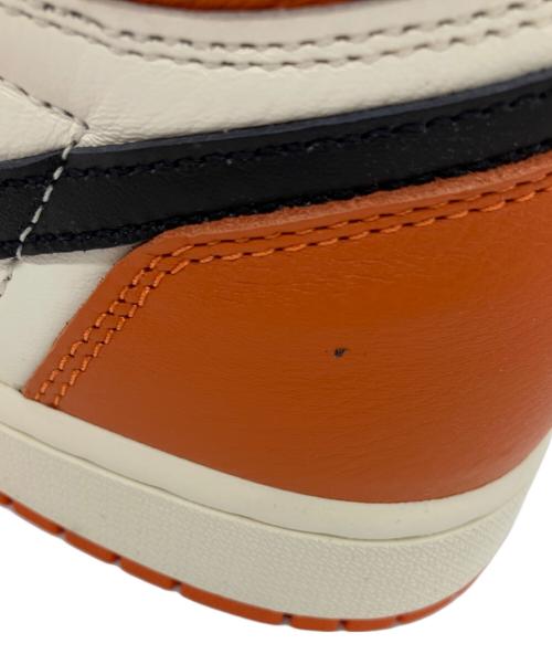 NIKE（ナイキ）NIKE (ナイキ) Nike Air Jordan 1 OG Shattered Backboard ブラック×オレンジ サイズ:27.5 未使用品の古着・服飾アイテム