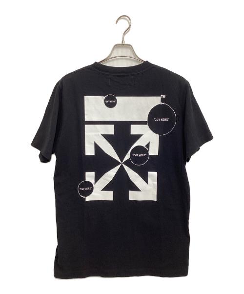 OFFWHITE（オフホワイト）OFFWHITE (オフホワイト) 半袖カットソー ブラック サイズ:Lの古着・服飾アイテム