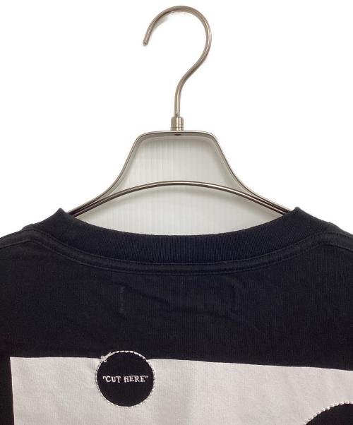 OFFWHITE（オフホワイト）OFFWHITE (オフホワイト) 半袖カットソー ブラック サイズ:Lの古着・服飾アイテム