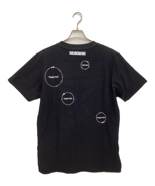 OFFWHITE（オフホワイト）OFFWHITE (オフホワイト) 半袖カットソー ブラック サイズ:Lの古着・服飾アイテム