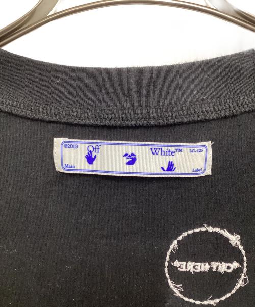 OFFWHITE（オフホワイト）OFFWHITE (オフホワイト) 半袖カットソー ブラック サイズ:Lの古着・服飾アイテム