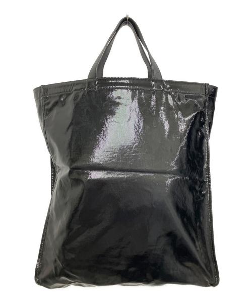 Acne studios（アクネ ストゥディオズ）Acne studios (アクネ ストゥディオズ) シャイニートートバッグ ブラックの古着・服飾アイテム