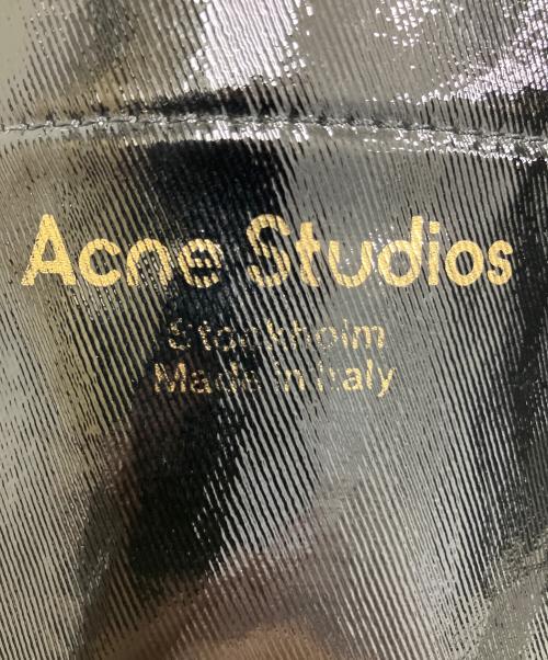 Acne studios（アクネ ストゥディオズ）Acne studios (アクネ ストゥディオズ) シャイニートートバッグ ブラックの古着・服飾アイテム