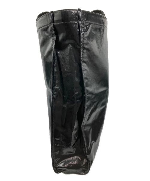 Acne studios（アクネ ストゥディオズ）Acne studios (アクネ ストゥディオズ) シャイニートートバッグ ブラックの古着・服飾アイテム