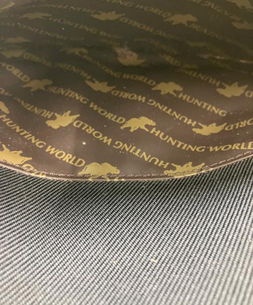 HUNTING WORLD（ハンティングワールド）HUNTING WORLD (ハンティングワールド) ショルダーバッグ ブラック×ブラウンの古着・服飾アイテム