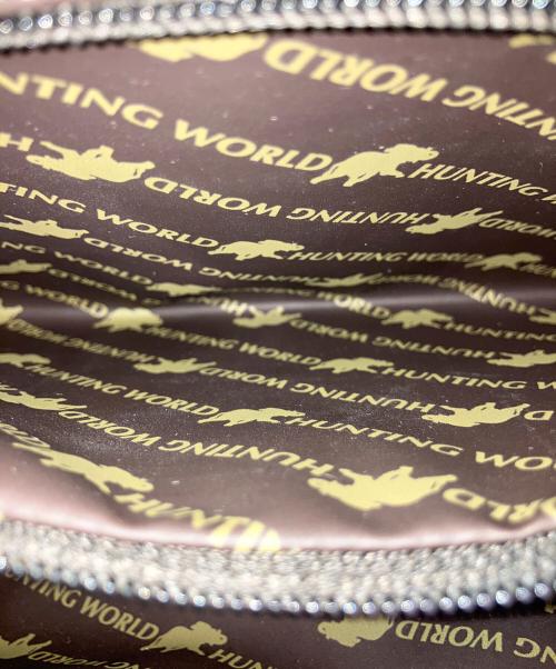HUNTING WORLD（ハンティングワールド）HUNTING WORLD (ハンティングワールド) ショルダーバッグ ブラック×ブラウンの古着・服飾アイテム