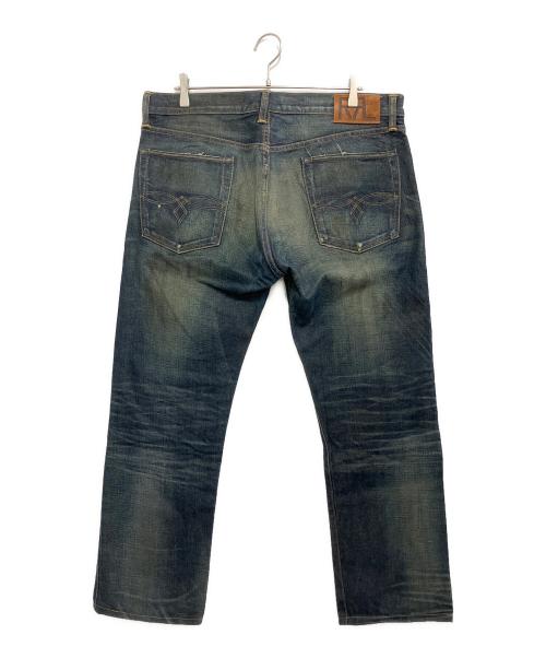 RRL（ダブルアールエル）RRL (ダブルアールエル) STRAIGHT LEG 5POCKET DENIM ネイビー サイズ:W36 / L32の古着・服飾アイテム