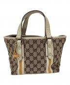 GUCCIグッチ）の古着「ハンドバッグ」｜ベージュ
