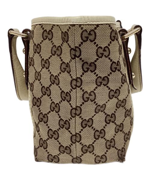 GUCCI（グッチ）GUCCI (グッチ) ハンドバッグ ベージュの古着・服飾アイテム