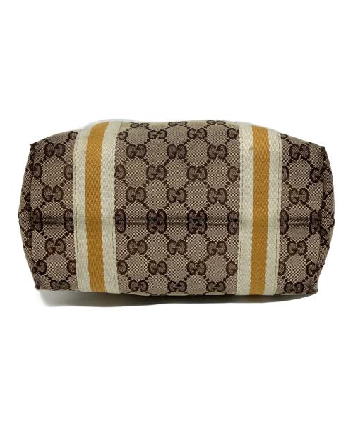 GUCCI（グッチ）GUCCI (グッチ) ハンドバッグ ベージュの古着・服飾アイテム