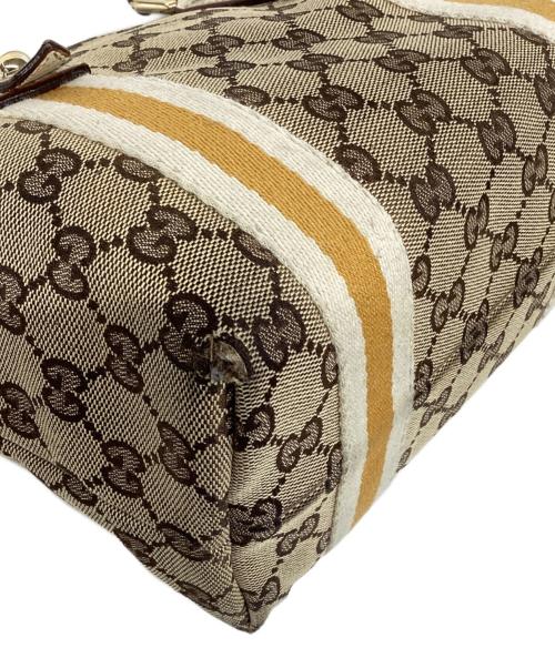 GUCCI（グッチ）GUCCI (グッチ) ハンドバッグ ベージュの古着・服飾アイテム