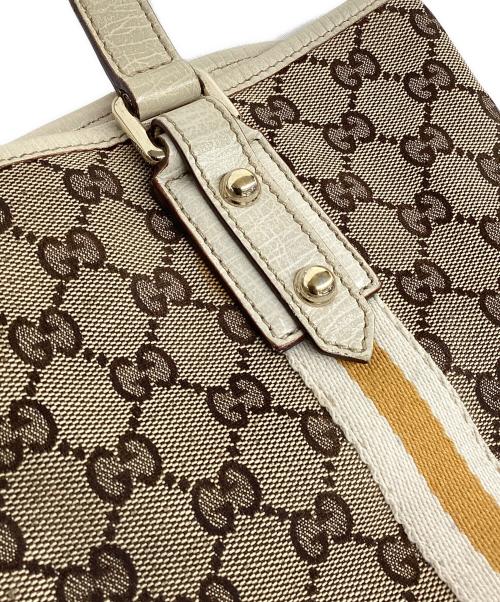 GUCCI（グッチ）GUCCI (グッチ) ハンドバッグ ベージュの古着・服飾アイテム