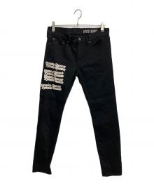 Hysteric Glamour（ヒステリックグラマー）の古着「デニムパンツ」｜ブラック