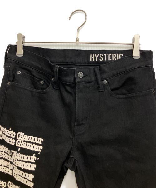 Hysteric Glamour（ヒステリックグラマー）Hysteric Glamour (ヒステリックグラマー) デニムパンツ ブラック サイズ:W31/L32の古着・服飾アイテム