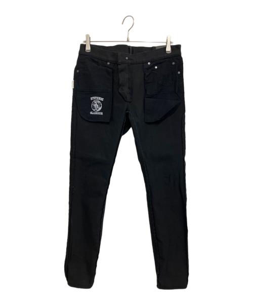 Hysteric Glamour（ヒステリックグラマー）Hysteric Glamour (ヒステリックグラマー) デニムパンツ ブラック サイズ:W31/L32の古着・服飾アイテム