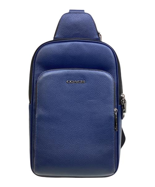 COACH（コーチ）COACH (コーチ) ボディーバッグ ブルーの古着・服飾アイテム