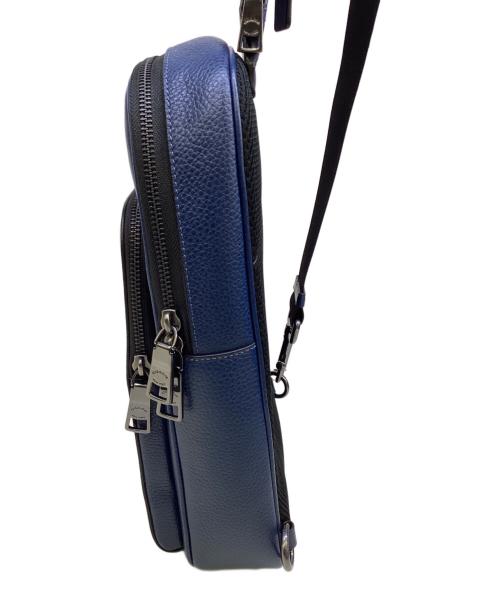 COACH（コーチ）COACH (コーチ) ボディーバッグ ブルーの古着・服飾アイテム