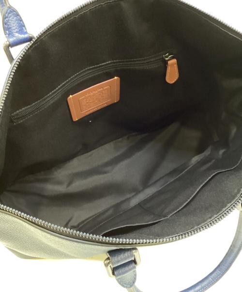 COACH（コーチ）COACH (コーチ) 2WAYバッグ ブルーの古着・服飾アイテム