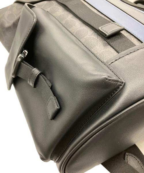 COACH（コーチ）COACH (コーチ) リュック ブラック×ブルーの古着・服飾アイテム