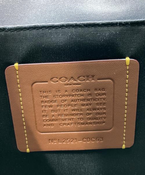 COACH（コーチ）COACH (コーチ) リュック ブラック×ブルーの古着・服飾アイテム