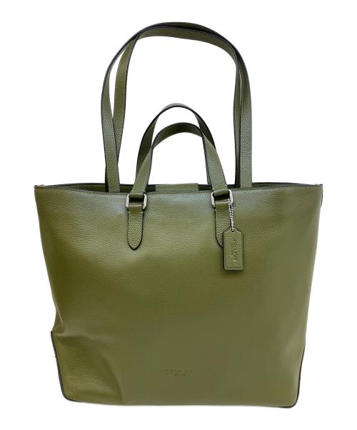 COACH（コーチ）COACH (コーチ) トートバッグ カーキの古着・服飾アイテム