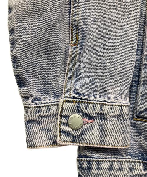 ARPEGE STORY（アルページュストーリー）ARPEGE STORY (アルページュストーリー) デニムジャケット ピンク サイズ:Sの古着・服飾アイテム