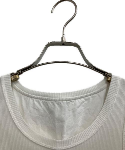 LOEWE（ロエベ）LOEWE (ロエベ) Cropped Cotton Anagram Tank Top ホワイト サイズ:XSの古着・服飾アイテム
