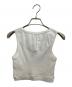 LOEWE (ロエベ) Cropped Cotton Anagram Tank Top ホワイト サイズ:XS：20000円
