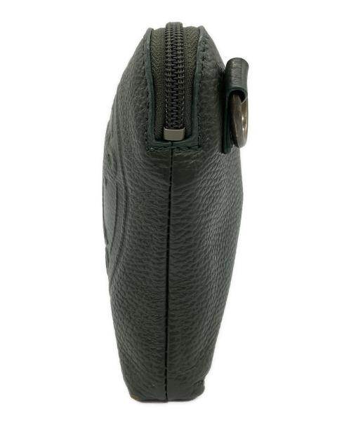 HUNTING WORLD（ハンティングワールド）HUNTING WORLD (ハンティングワールド) レザーショルダーバッグ グリーンの古着・服飾アイテム