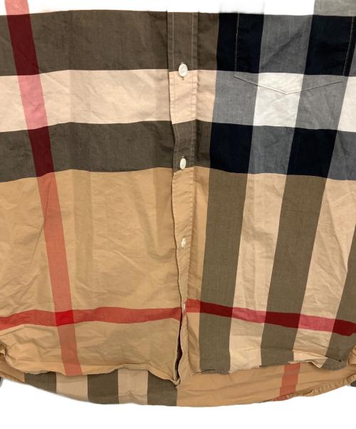 BURBERRY（バーバリー）BURBERRY (バーバリー) 長袖シャツ ベージュ×ブラック サイズ:Mの古着・服飾アイテム