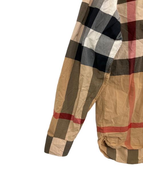 BURBERRY（バーバリー）BURBERRY (バーバリー) 長袖シャツ ベージュ×ブラック サイズ:Mの古着・服飾アイテム