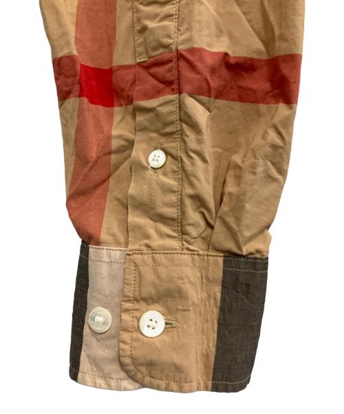 BURBERRY（バーバリー）BURBERRY (バーバリー) 長袖シャツ ベージュ×ブラック サイズ:Mの古着・服飾アイテム