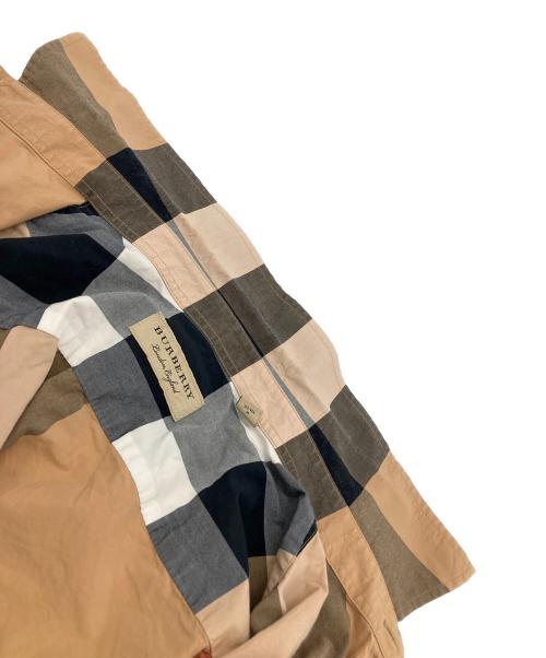 BURBERRY（バーバリー）BURBERRY (バーバリー) 長袖シャツ ベージュ×ブラック サイズ:Mの古着・服飾アイテム