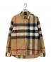 BURBERRY（バーバリー）の古着「長袖シャツ」｜ベージュ×ブラック