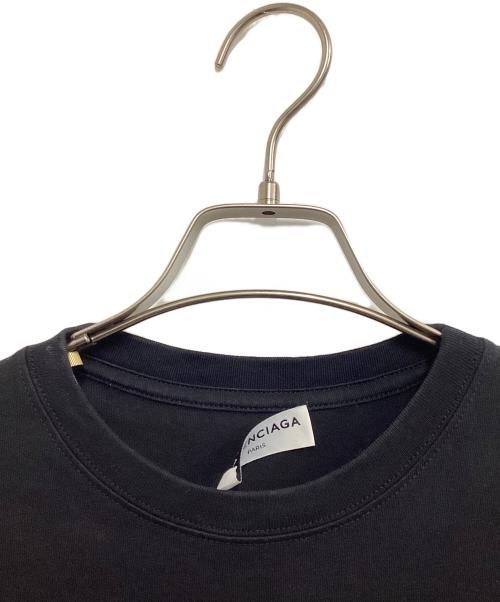 BALENCIAGA（バレンシアガ）BALENCIAGA (バレンシアガ) 半袖カットソー ブラック×ホワイト サイズ:Sの古着・服飾アイテム