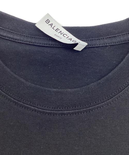 BALENCIAGA（バレンシアガ）BALENCIAGA (バレンシアガ) 半袖カットソー ブラック×ホワイト サイズ:Sの古着・服飾アイテム