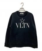 VALENTINOヴァレンティノ）の古着「スウェット」｜ブラック×ホワイト
