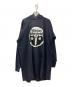 MM6 Maison Margiela（エムエムシックスメゾンマルジェラ）の古着「長袖ワンピース」｜ネイビー×ホワイト