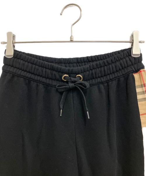 BURBERRY（バーバリー）BURBERRY (バーバリー) スウェットパンツ ブラック×ベージュ サイズ:XSの古着・服飾アイテム