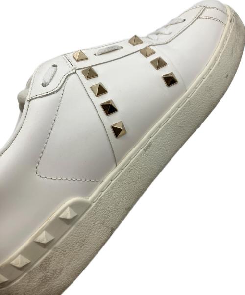VALENTINO（ヴァレンティノ）VALENTINO (ヴァレンティノ) ロックスタッズスニーカー ホワイト サイズ:41の古着・服飾アイテム