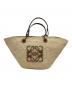 LOEWE（ロエベ）の古着「アナグラムバスケットバッグ スモール」｜ナチュラル×ブラウン