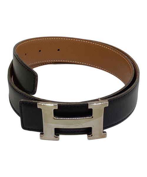 HERMES（エルメス）HERMES (エルメス) コンスタンスベルト ブラック×ブラウンの古着・服飾アイテム