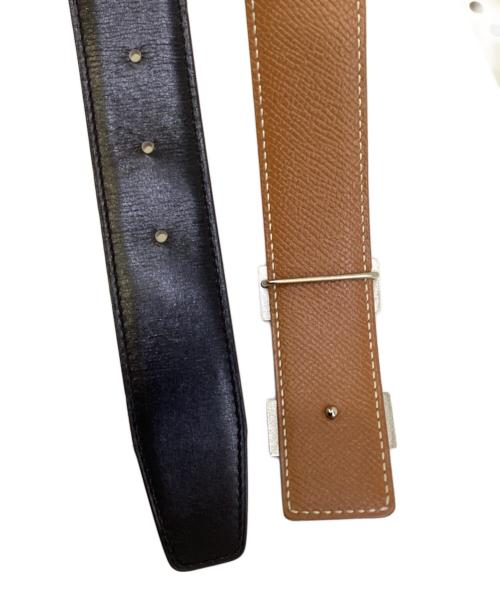 HERMES（エルメス）HERMES (エルメス) コンスタンスベルト ブラック×ブラウンの古着・服飾アイテム
