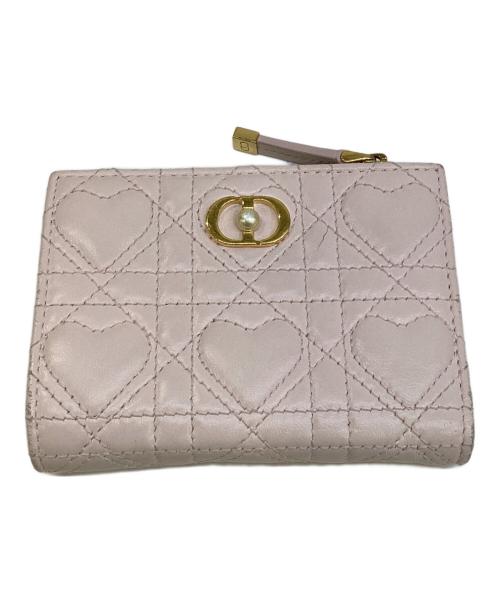 Christian Dior（クリスチャン ディオール）Christian Dior (クリスチャン ディオール) Dior Jolie Dahlia ウォレット ピンクの古着・服飾アイテム