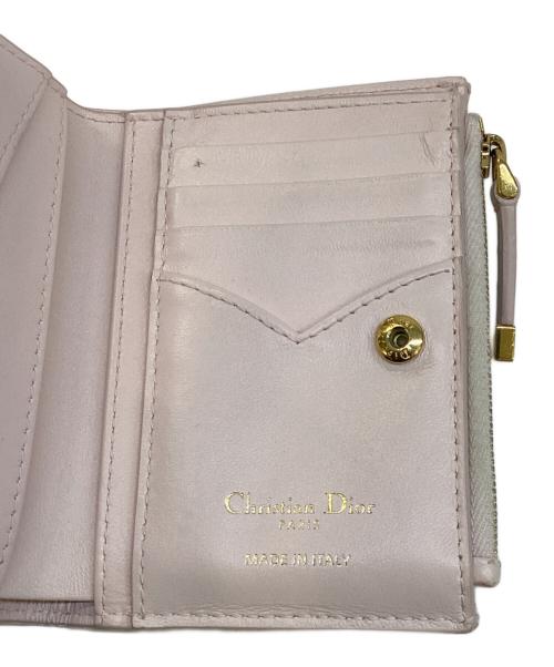 Christian Dior（クリスチャン ディオール）Christian Dior (クリスチャン ディオール) Dior Jolie Dahlia ウォレット ピンクの古着・服飾アイテム
