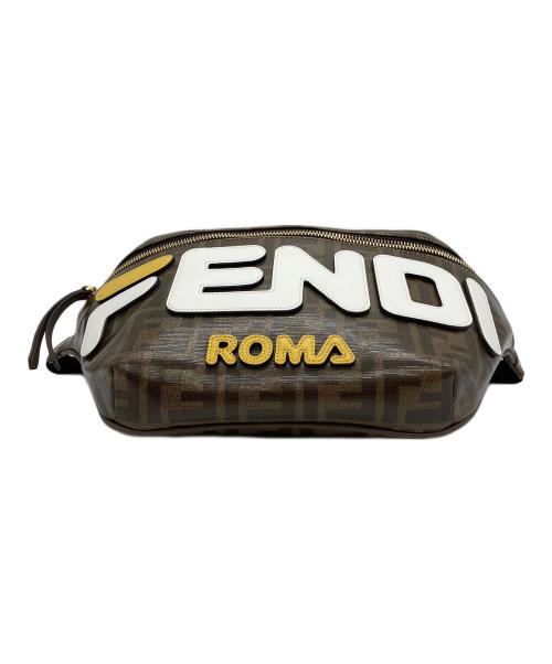 FENDI（フェンディ）FENDI (フェンディ) FILA (フィラ) ボディーバッグ ブラウンの古着・服飾アイテム