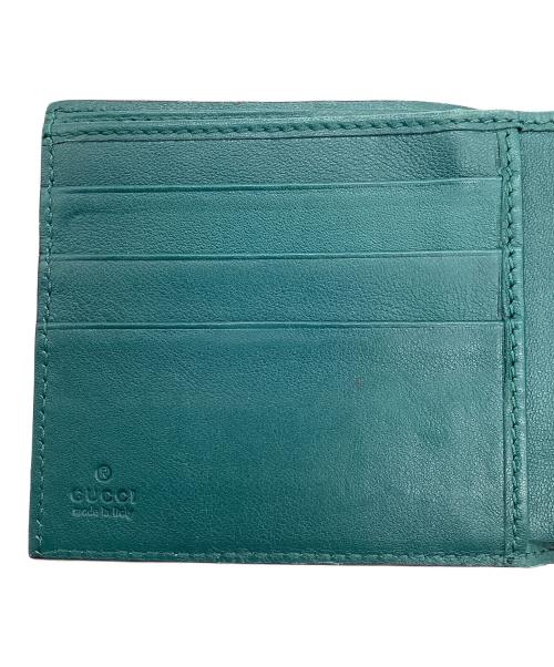 GUCCI（グッチ）GUCCI (グッチ) 2つ折り財布 グリーンの古着・服飾アイテム