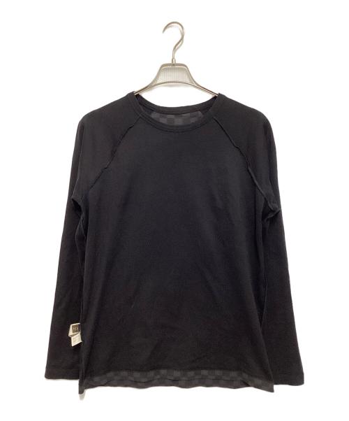 LOUIS VUITTON（ルイ ヴィトン）LOUIS VUITTON (ルイ ヴィトン) 長袖カットソー ブラック サイズ:Mの古着・服飾アイテム
